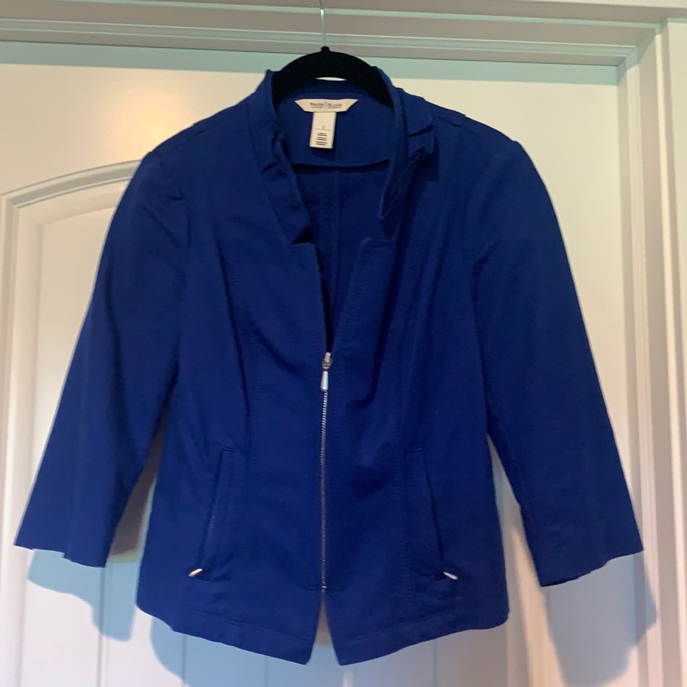 White House Black Marks Royal Blue Jacket